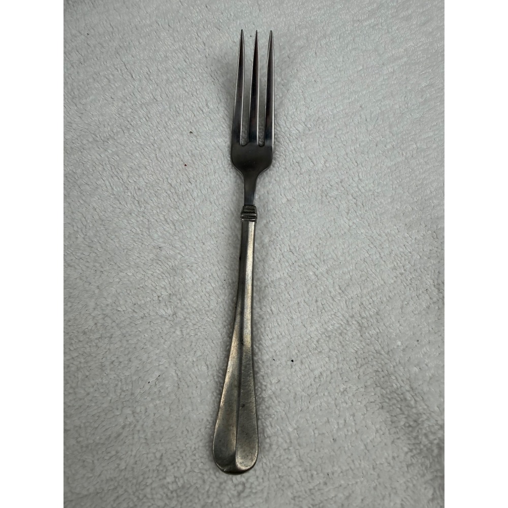 International Pewter Fairfield serving fork three tine fork - meat seafood etc